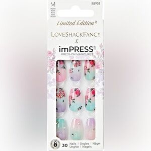 (Pack of 3) LoveShackFancy x imPRESS Lilac Crush Limited Edition Press-On Nails